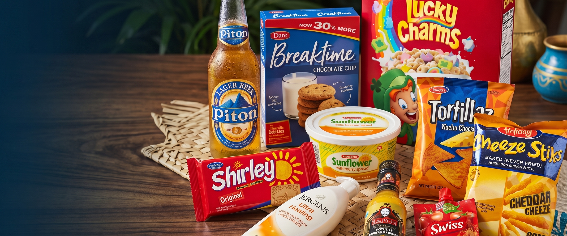 Sélection de produits caribéens Lucian Connection